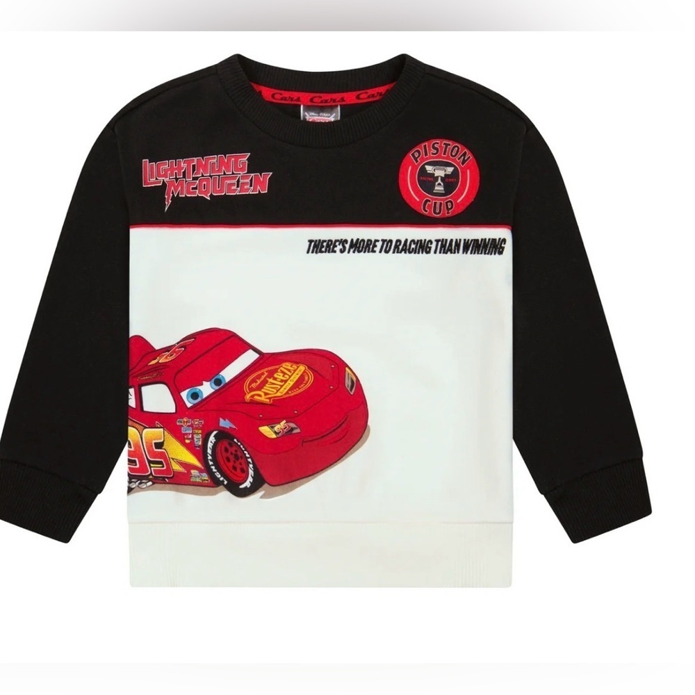 Cars Lightning McQueen Toddler Boy Long Sleeve Crewneck, Sizes 2T NEW
